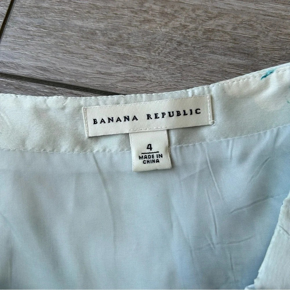 Banana Republic Pure Silk Floral A-Line Pleated Knee-Length Skirt - Picture 7 of 16